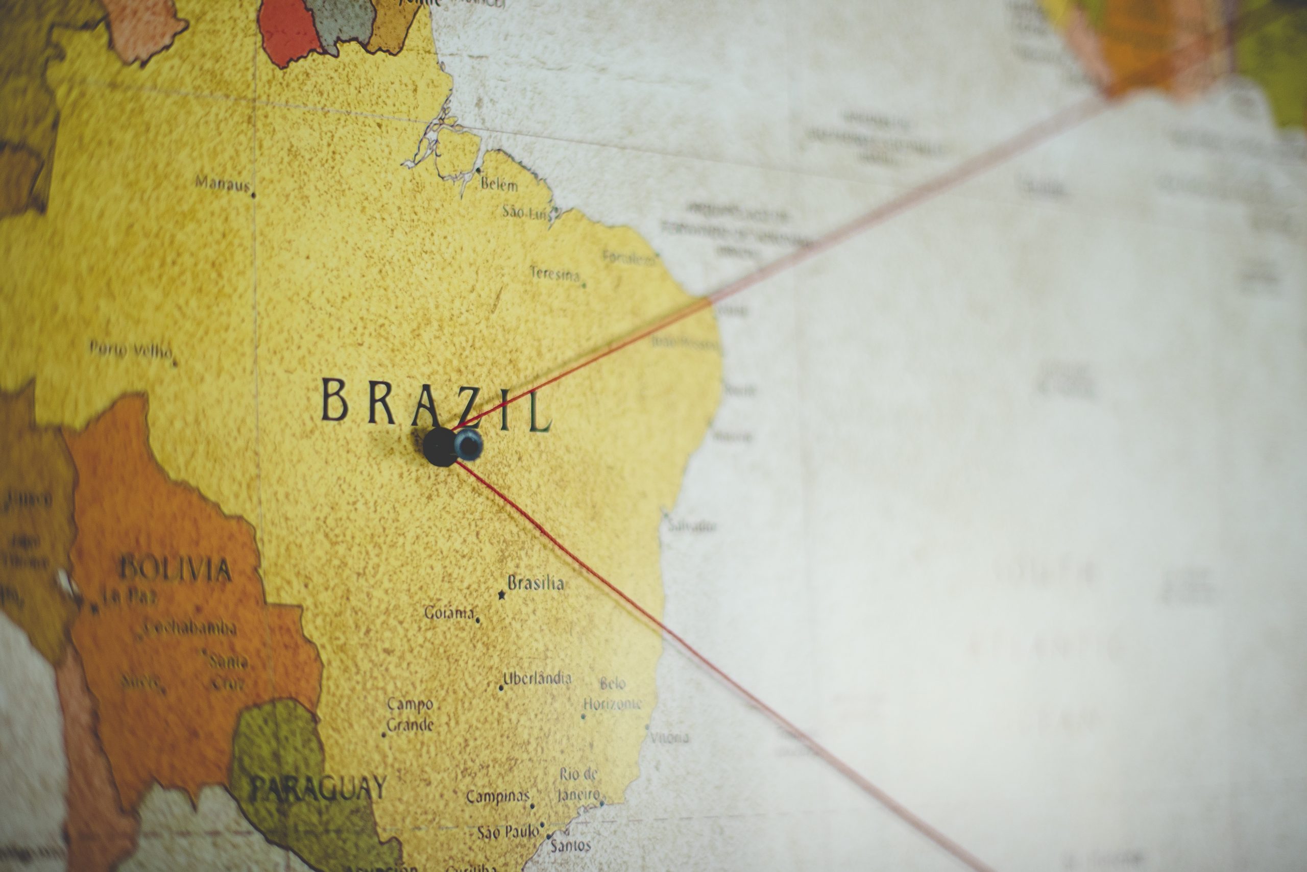 closeup-shot-of-a-black-pin-on-the-brazil-country-on-the-map